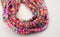 4mm vinyl Heishi beads rainbow polymer clay beads